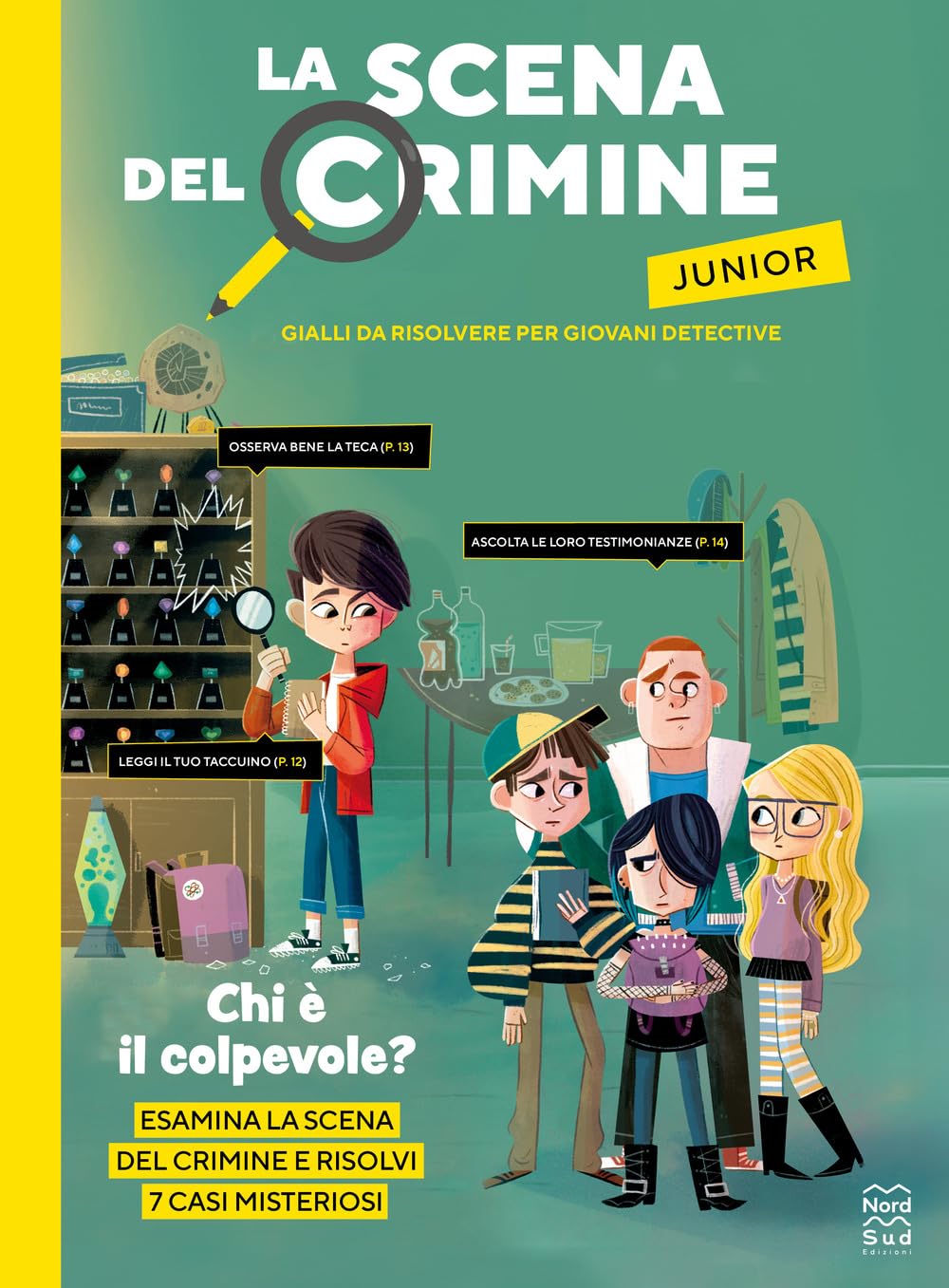 La scena del crimine junior. Gialli da risolvere per giovani detective. Ediz. illustrata book
