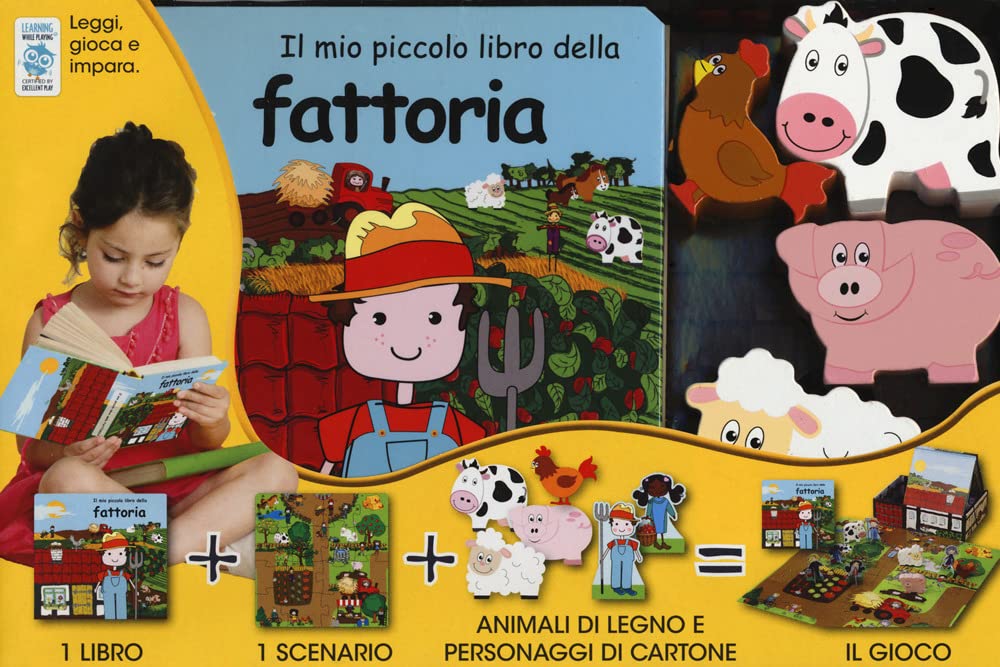 Il mio piccolo libro della fattoria. Little village. Ediz. a colori. Con gadget book
