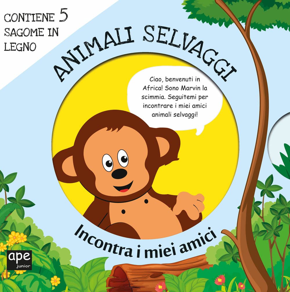 Animali selvaggi. Incontra i miei amici. Ediz. a colori. Con gadget book