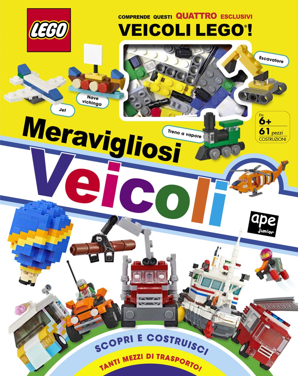 Meravigliosi veicoli. Lego. Ediz. a colori. Con mattoncini Lego book