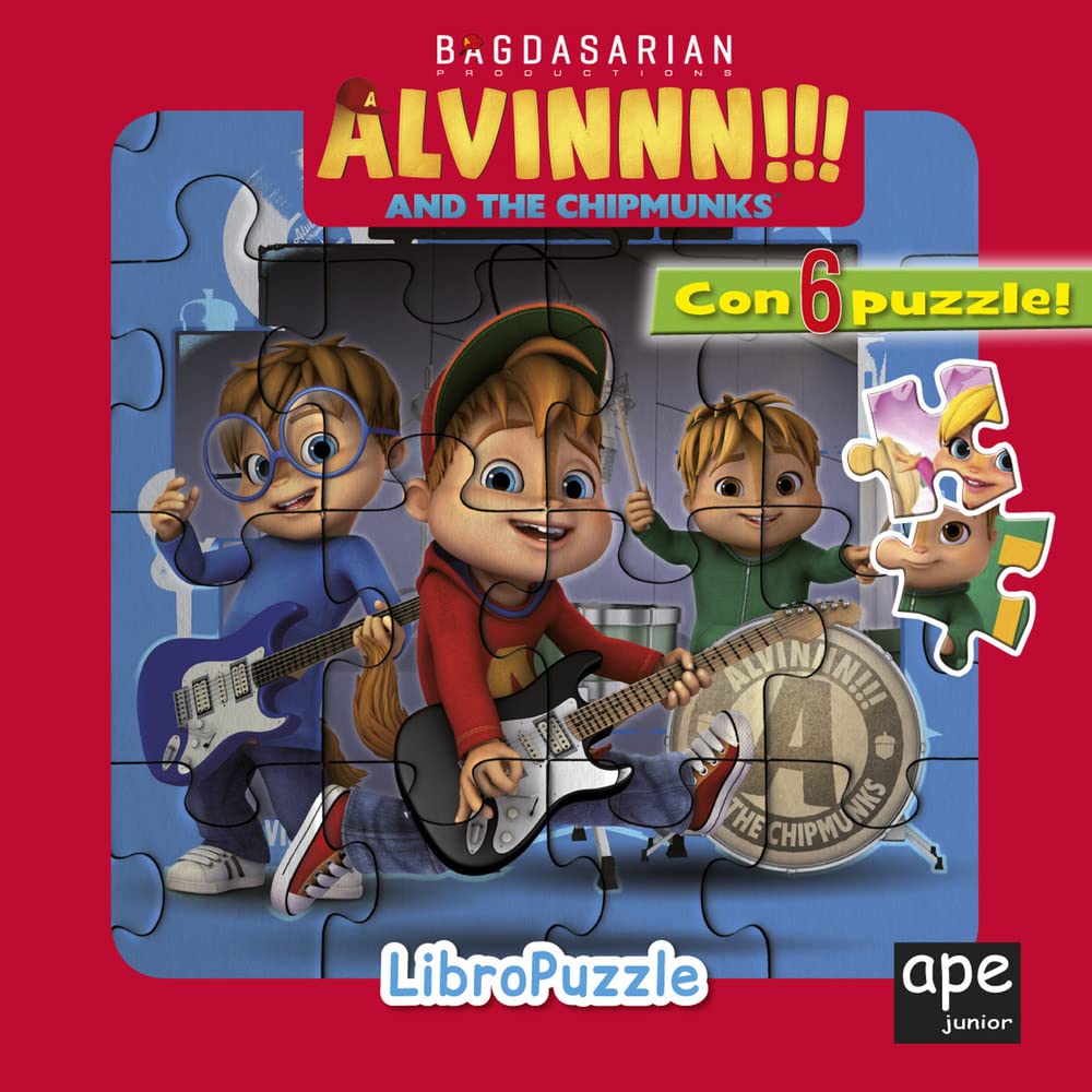 Alvinnn!!! and the Chipmunks. Libro puzzle. Ediz. a colori book