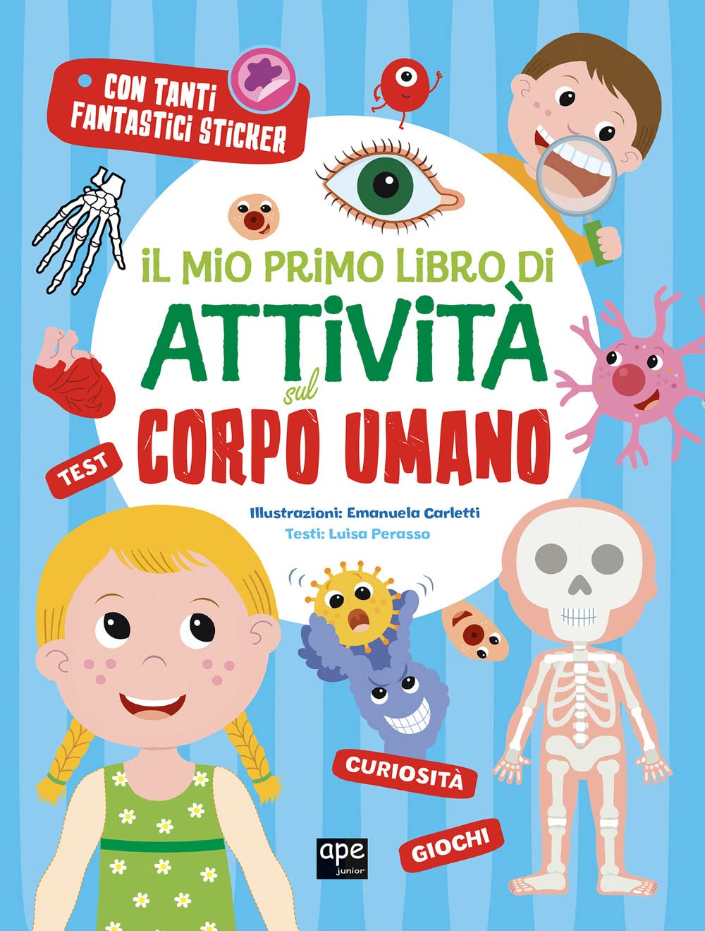 Il mio primo libro di attività sul corpo umano book