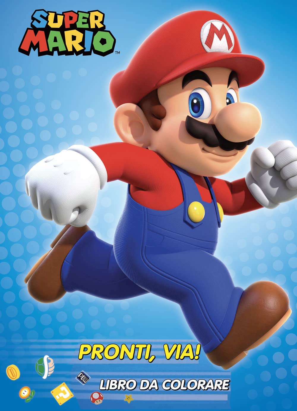 Super Mario pronti via! Libro da colorare. Ediz. illustrata book