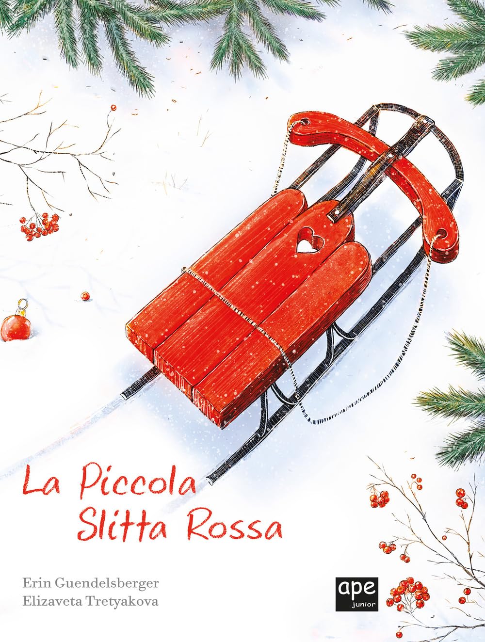 La piccola slitta rossa. Ediz. a colori book
