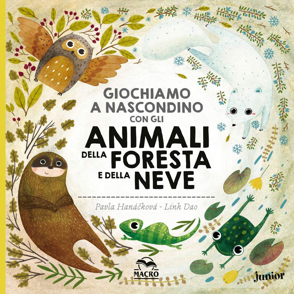 Giochiamo a nascondino con gli animali della foresta e della neve. Ediz. illustrata book