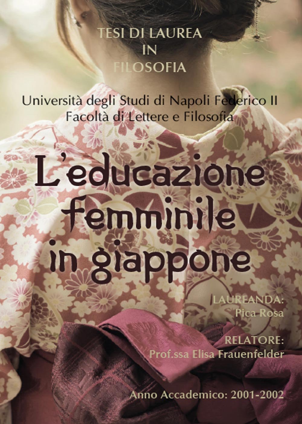 L'educazione femminile in Giappone book