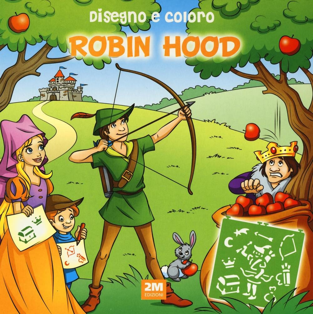 Disegno e coloro Robin Hood. Ediz. a spirale Tiptoi & Games
