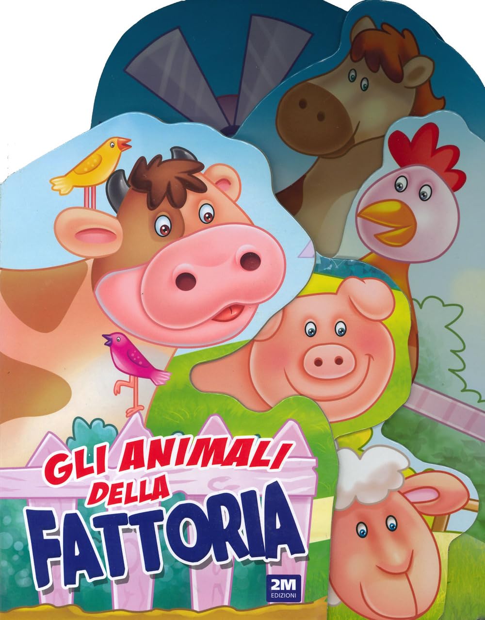Gli animali della fattoria. Ediz. a colori book