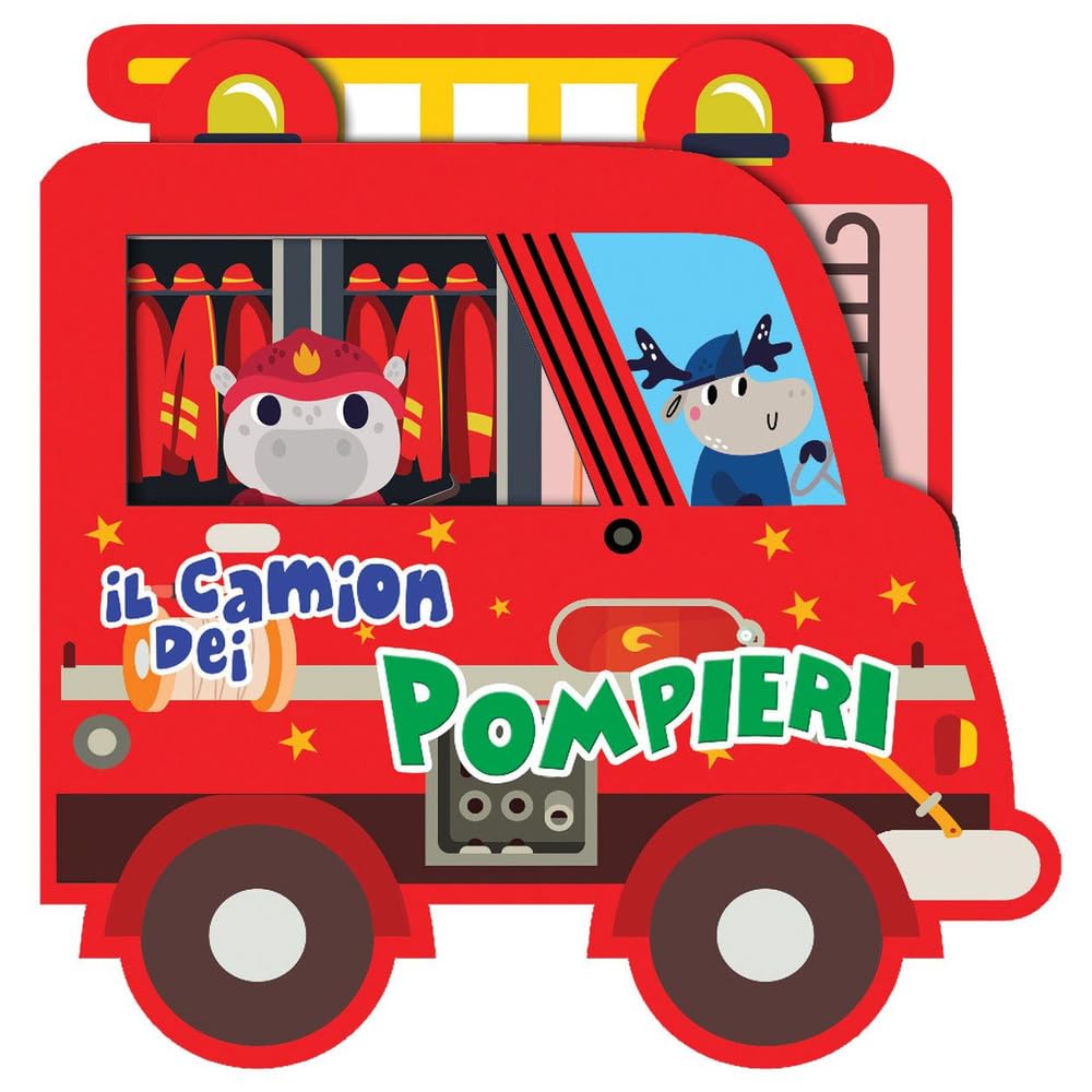 Il camion dei pompieri. Libro sagomato in EVA. Ediz. a colori Non-fiction