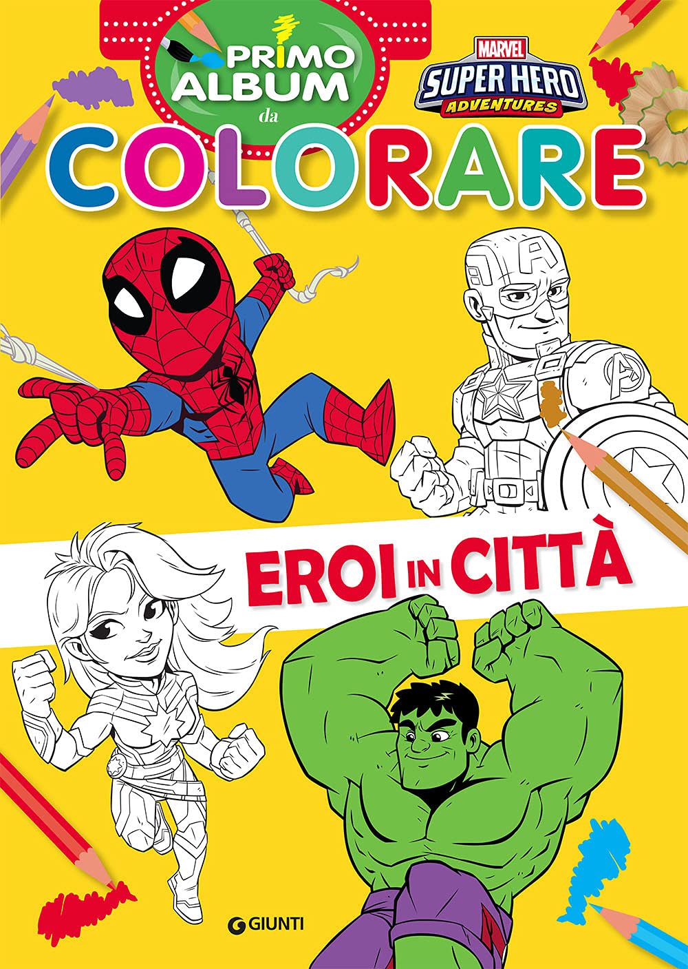 Eroi in città. Marvel Super Hero Adventures. Primo album da colorare. Ediz. a colori book