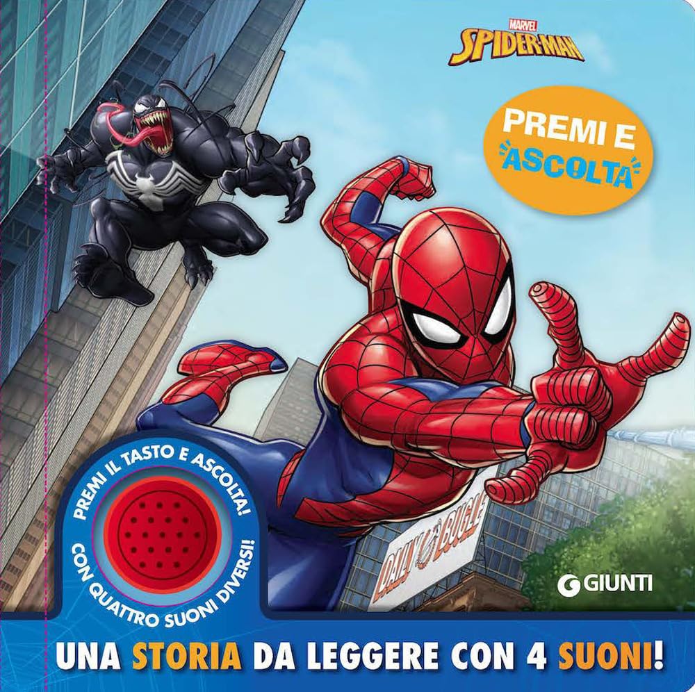 Spiderman. Una storia da leggere con 4 suoni. Premi e ascolta. Ediz. a colori Tiptoi & Games