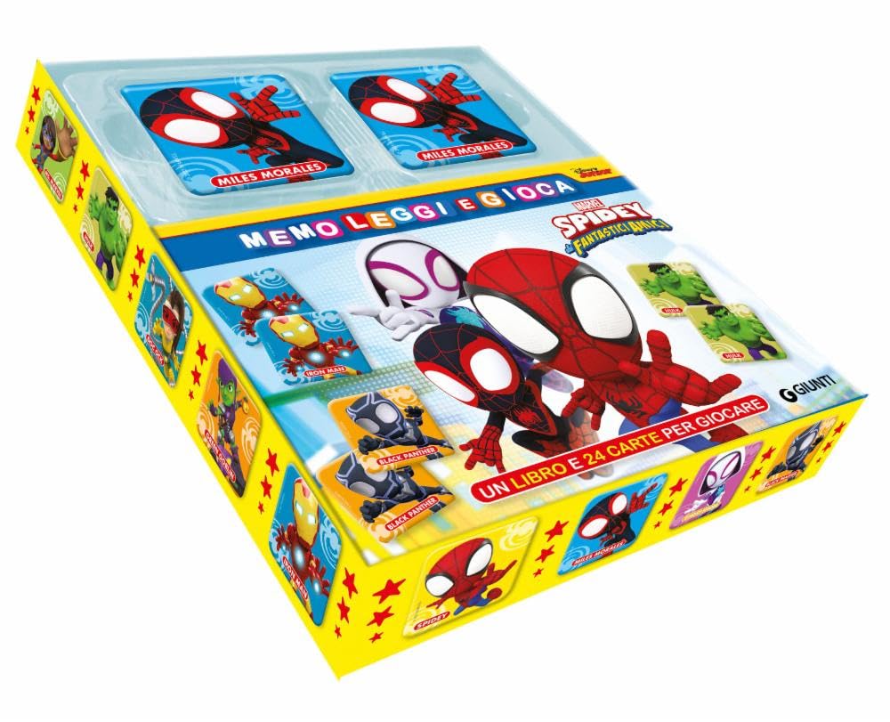 Spidey e i suoi fantastici amici. Memo leggi e gioca. Ediz. a colori. Con 24 carte memory book