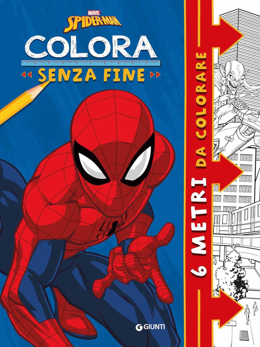 Spiderman. Colora senza fine. 6 metri da colorare. Super album. Ediz. illustrata book
