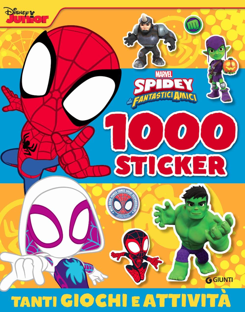 Spidey e i suoi fantastici amici. 1000 stickers. Ediz. a colori (500-1000 Stickers) Tiptoi & Games