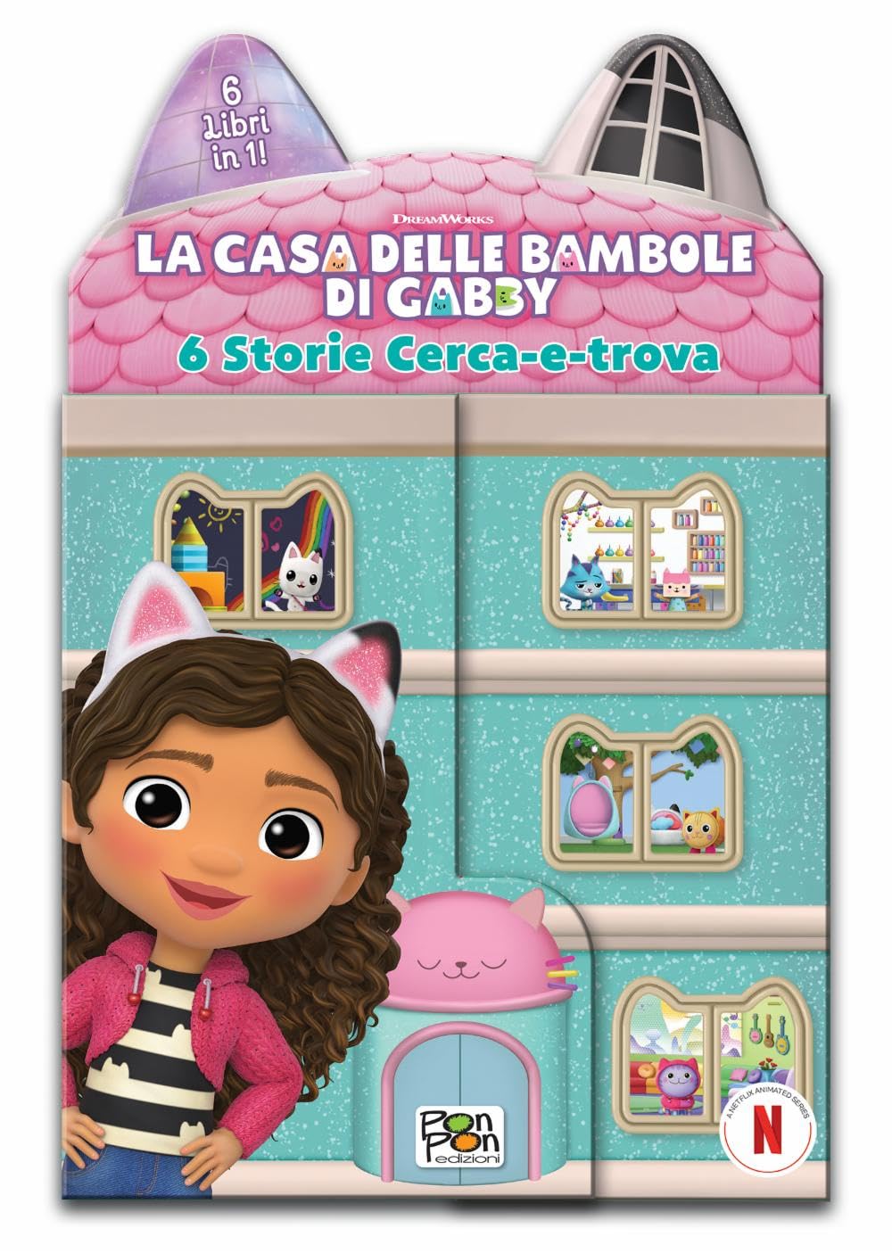 Libro casetta. Sei storie cerca-e-trova. La casa delle bambole di Gabby Tiptoi & Games