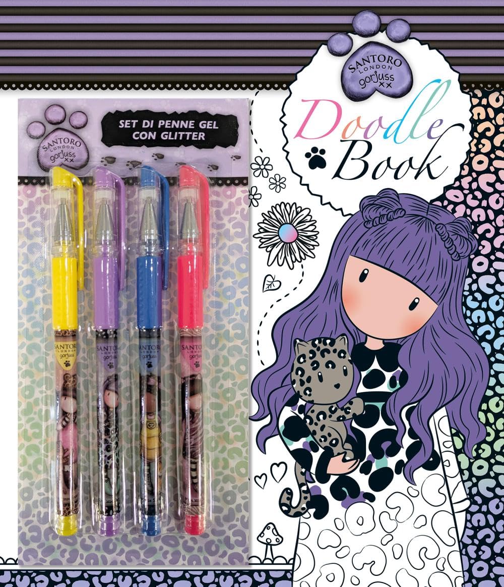 Doodle book. Gorjuss. Ediz. a colori. Con 4 penne glitter Tiptoi & Games