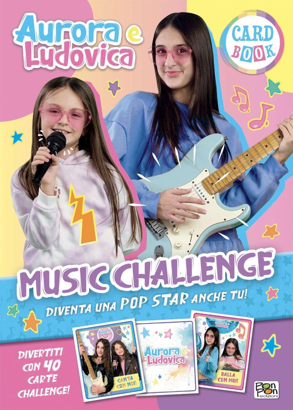 Music challenge. Aurora e Ludovica. Card book. Ediz. a colori. Con 40 Carte Tiptoi & Games