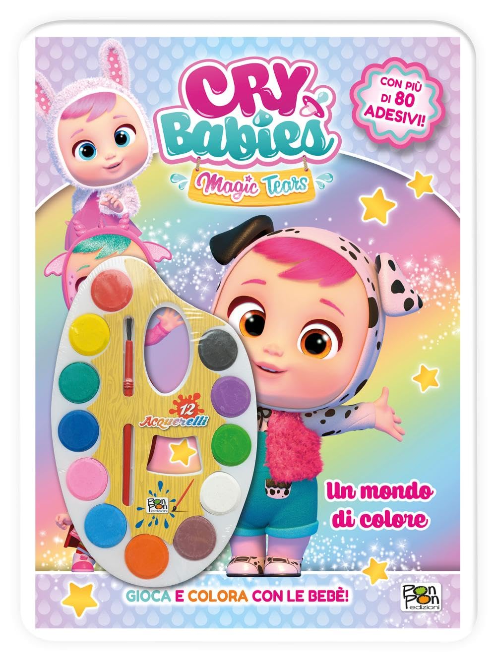 Un mondo di colore. Cry Babies. Ediz. a colori. Ediz. a spirale. Con acquerelli Tiptoi & Games