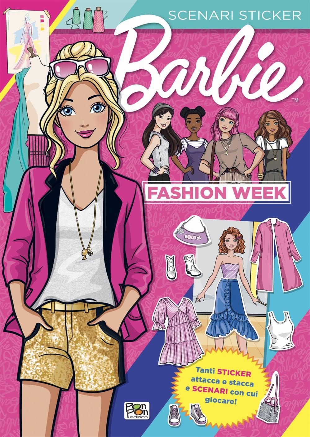 Fashion week. Barbie. Scenari sticker. Ediz. a colori Tiptoi & Games