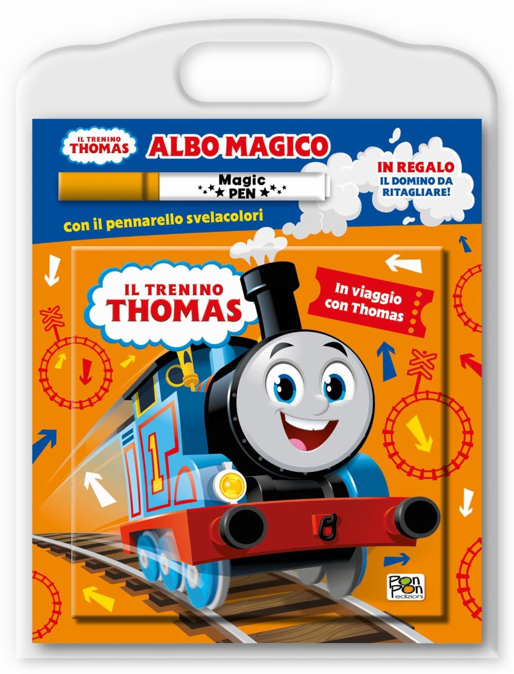 In viaggio con Thomas. Il trenino Thomas. Albo magico. Ediz. a colori. Con pennarello svelacolori Living & Furnishing