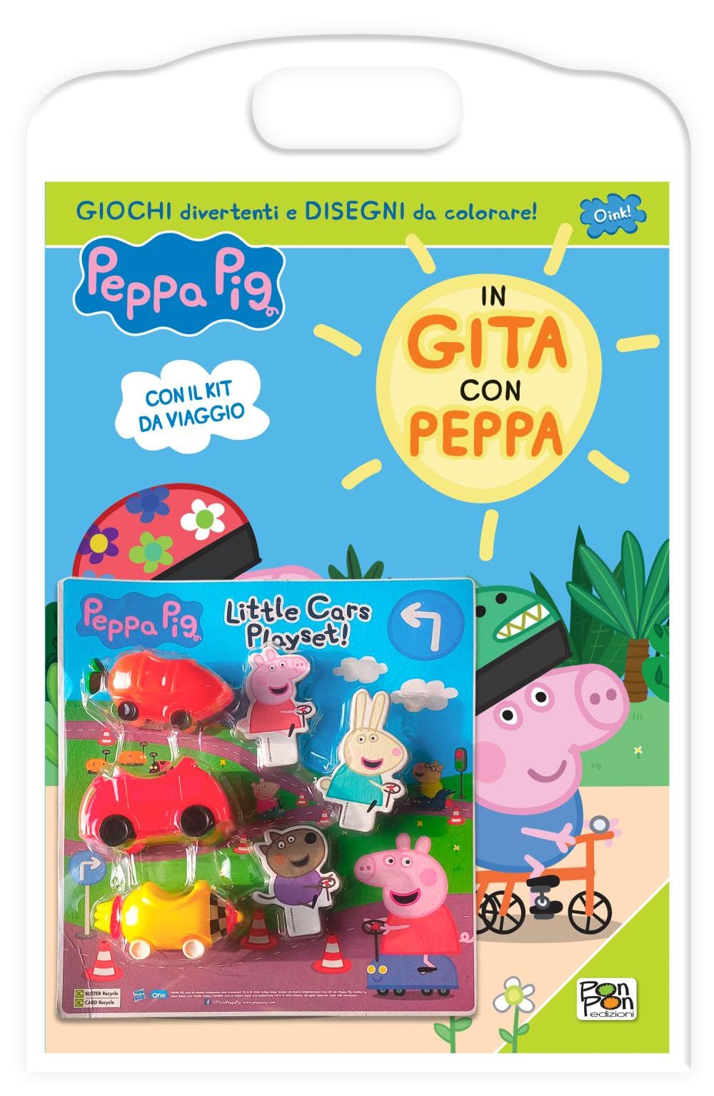 In gita con Peppa. Peppa Pig. Ediz. a colori. Con set macchinine Tiptoi & Games