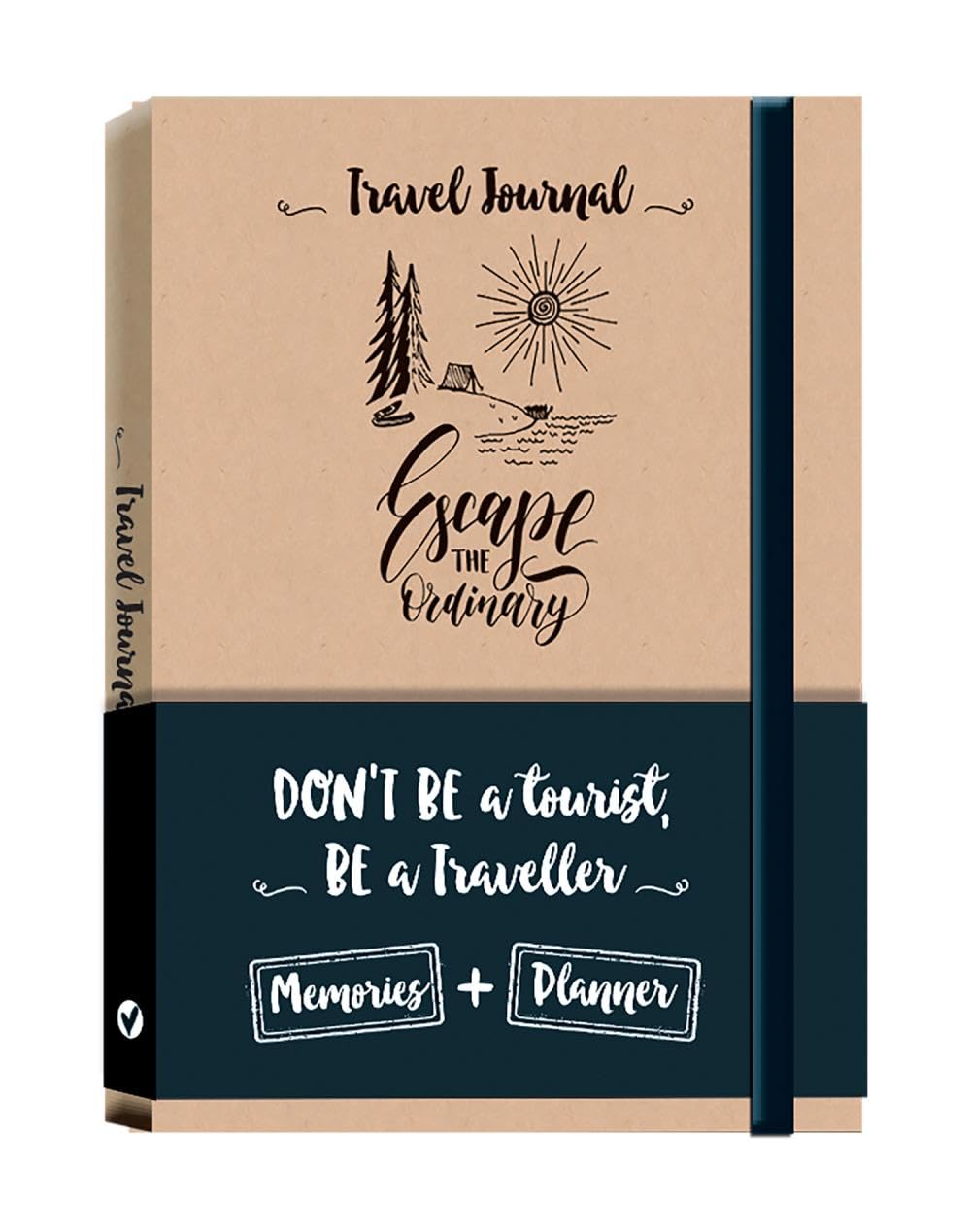 Escape the ordinary. Travel journal. Notebook (Malìa) Leisure, Home & Garden