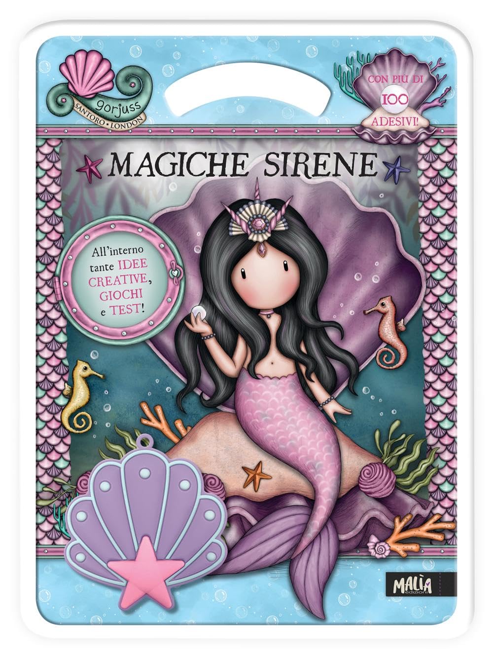 Magiche sirene. Activity con gadget. Gorjuss. Ediz. a colori. Con pochette lilla Tiptoi & Games