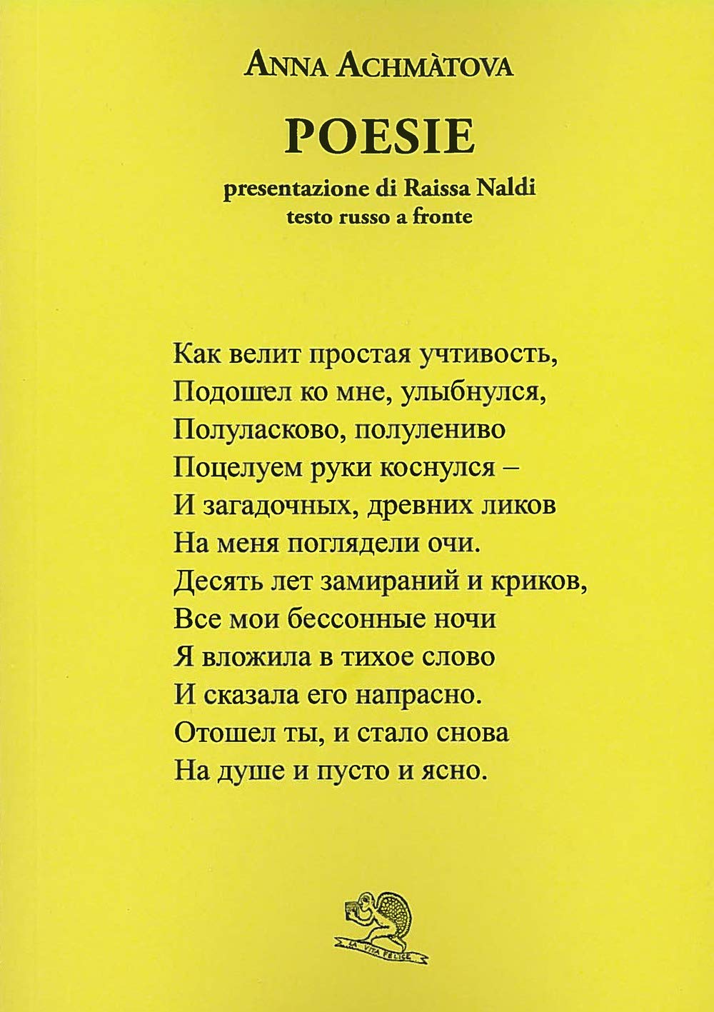 Poesie. Testo russo a fronte book