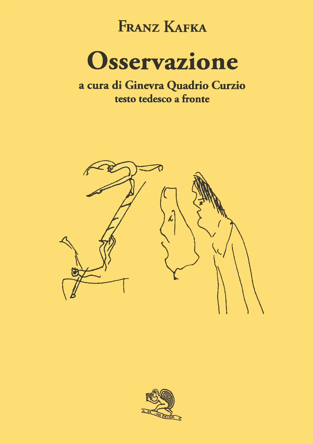 Osservazione. Testo tedesco a fronte book