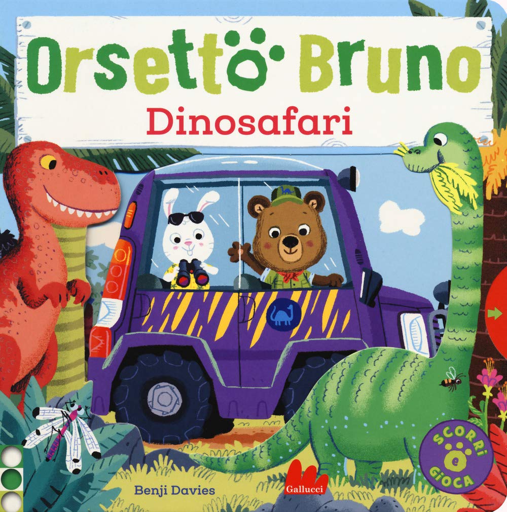 Orsetto Bruno. Dinosafari. Ediz. a colori book