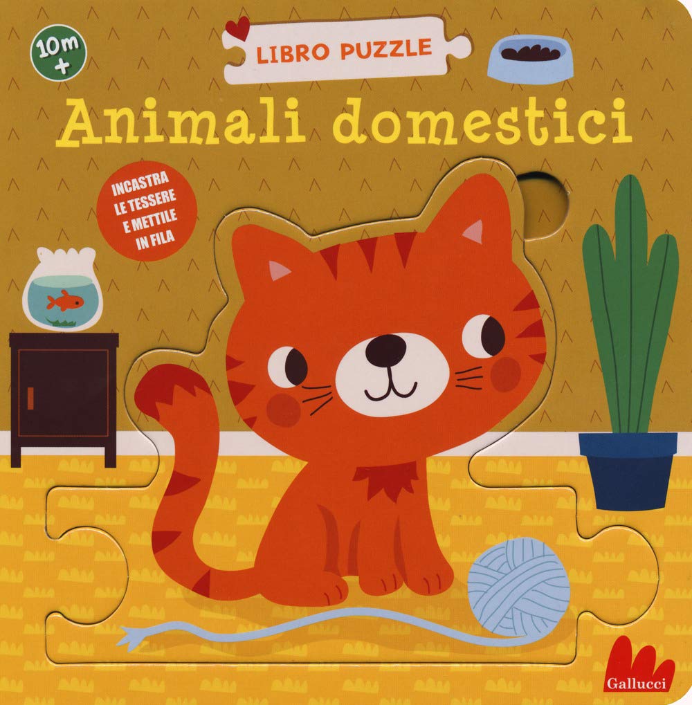 Animali domestici. Libro puzzle. Ediz. a colori book