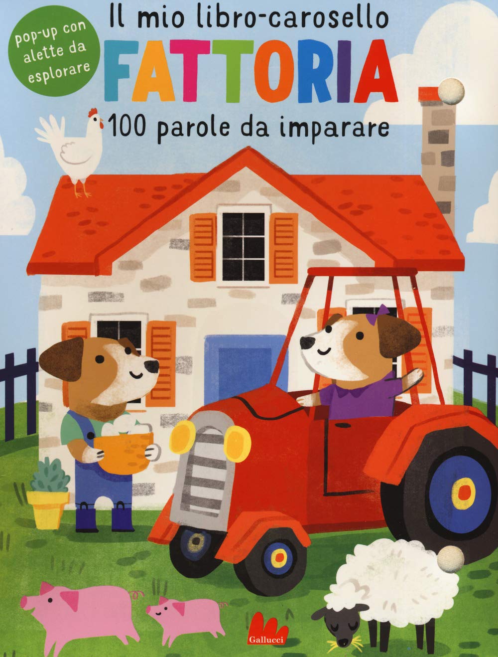 Fattoria. Il mio libro-carosello. 100 parole da imparare. Ediz. a colori book