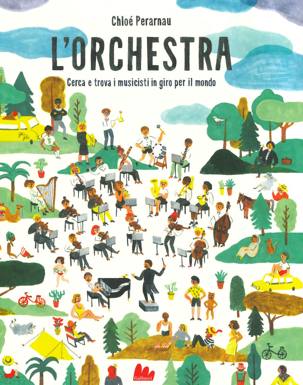L'orchestra. Cerca e trova i musicisti in giro per il mondo. Ediz. a colori book