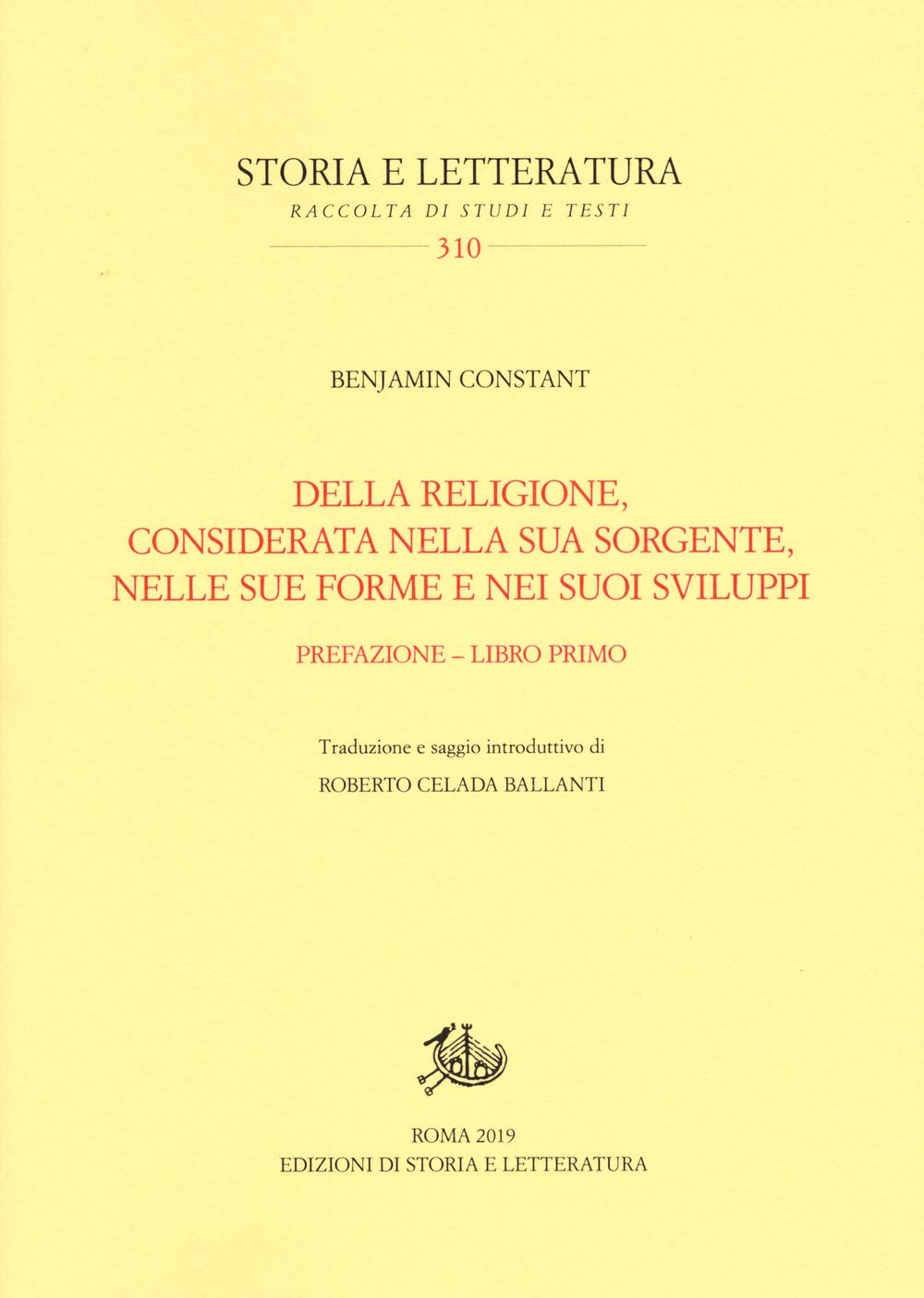 Della religione, considerata nella sua sorgente, nelle sue forme e nei suoi sviluppi. Prefazione-Libro primo (Vol. 1) book
