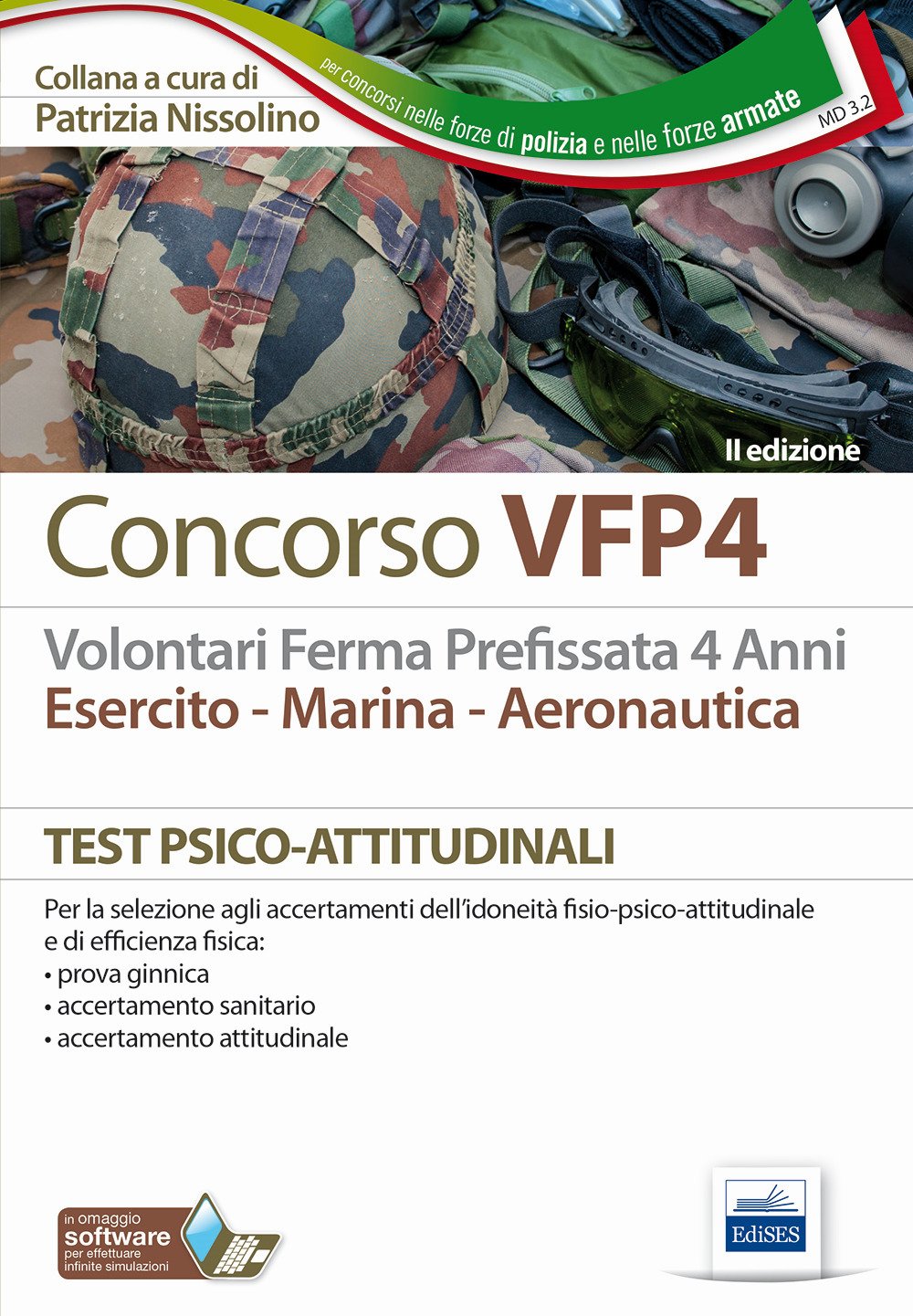 Concorso VFP4. Esercito, marina, aeronautica. Test psico-attitudinali. Con Contenuto digitale per download e accesso online book