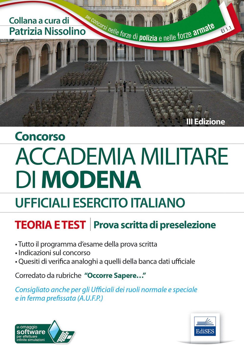 Accademia militare di Modena. Esercito italiano. Teoria e test per la prova scritta di preselezione Social Sciences