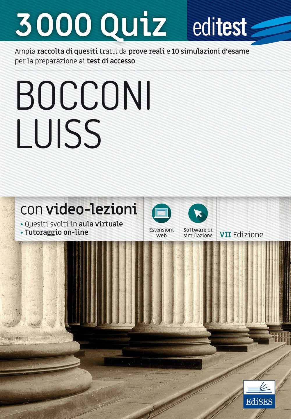 Editest. Bocconi Luiss. 3000 quiz. Ampia raccolta di quesiti tratti da prove reali e 10 simulazioni d'esame per la preparazione ai test di accesso Study Guides
