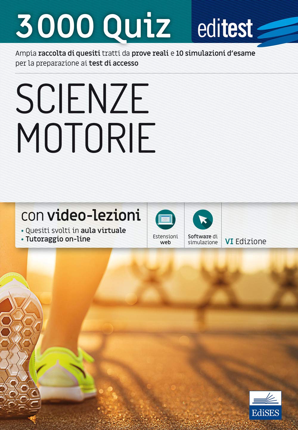 EdiTEST. Scienze motorie. 3000 quiz. Ampia raccolta di quesiti tratti da prove reali e 10 simulazioni d'esame per la preparazione ai test di accesso. Con Contenuto digitale (fornito elettronicamente) Study Guides