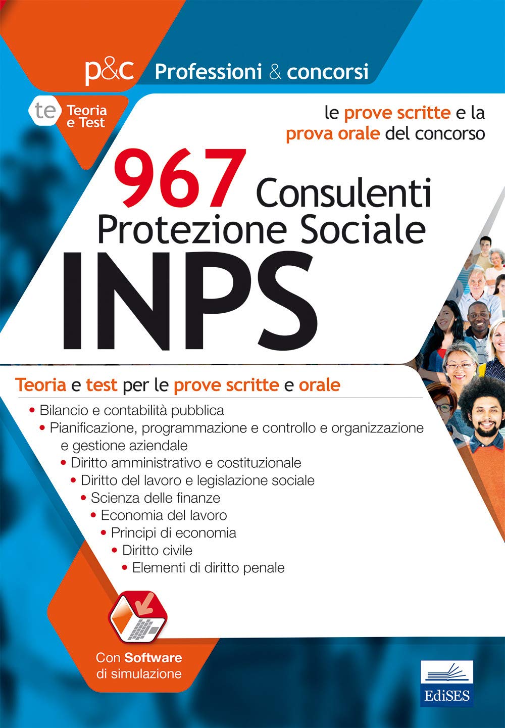 967 consulenti protezione sociale INPS. Teoria e test di verifica per le prove scritte e orale book