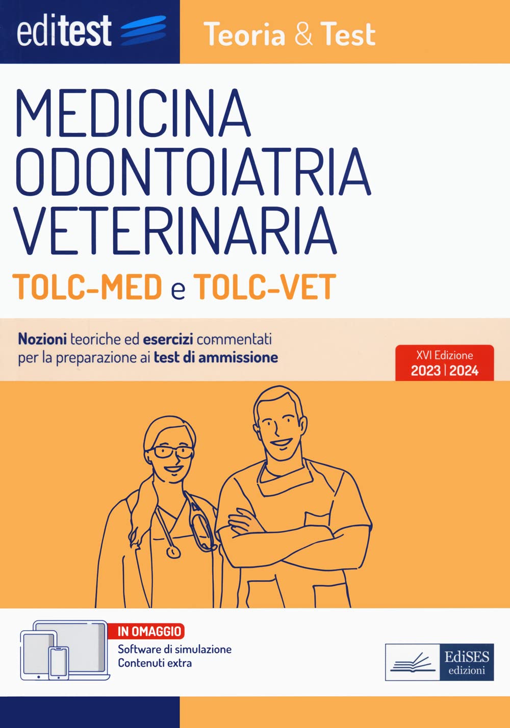 EdiTEST. Manuale di teoria. Medicina, Odontoiatria, Veterinaria TOLC-MED e TOLC-VET. Con contenuti extra. Con software di simulazione Reference Books
