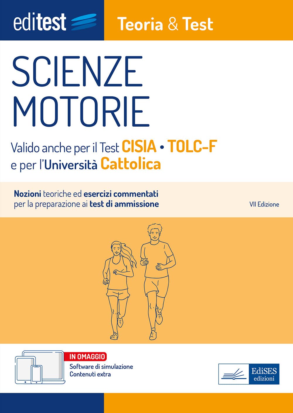 EdiTEST. Scienze motorie. Teoria & Test. Nozioni teoriche ed esercizi commentati per la preparazione ai test di ammissione. Con espansione online. Con software di simulazione Professional & Reference Books
