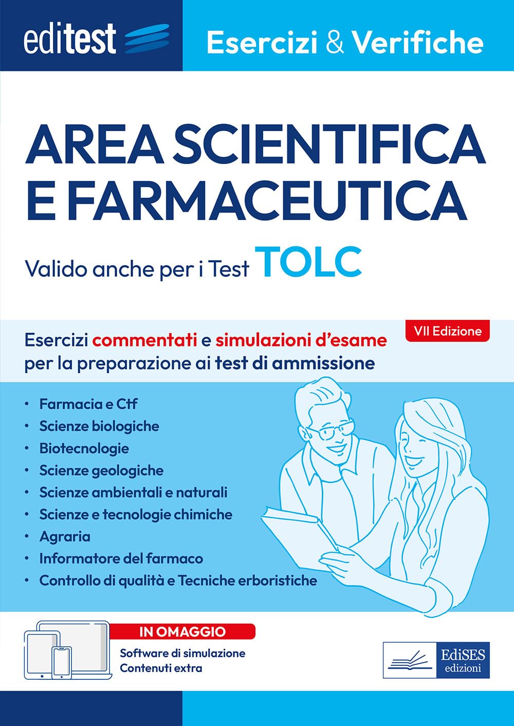 Editest. Area scientifica e farmaceutica. Esercizi commentati e simulazioni d’esame per la preparazione ai test di ammissione. Valido anche per i Test TOLC. Con espansione online. Con software di ... book
