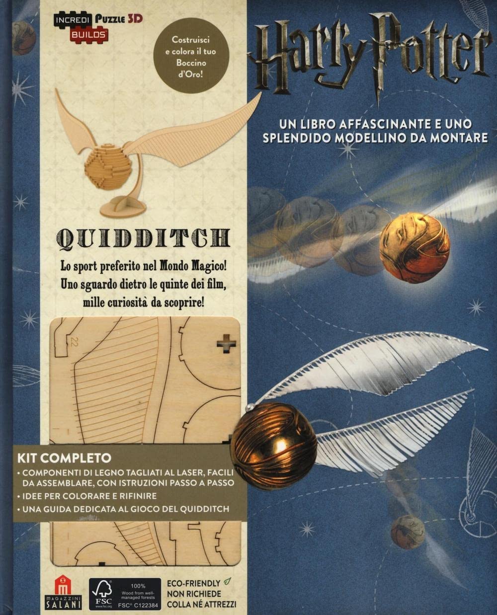 Harry Potter. Quidditch. Puzzle 3D Incredibuilds da J. K. Rowling. Con gadget (J.K. Rowling's wizarding world) Tiptoi & Games