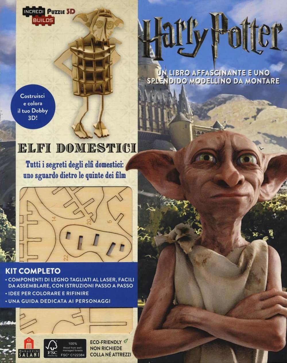 Elfi domestici. Harry Potter. Incredibuilds puzzle 3D da J. K. Rowling book