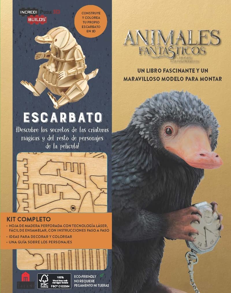 Incredibuilds Animales Fantásticos y dónde encontrarlos: Escarbato 3D Comics & Mangas