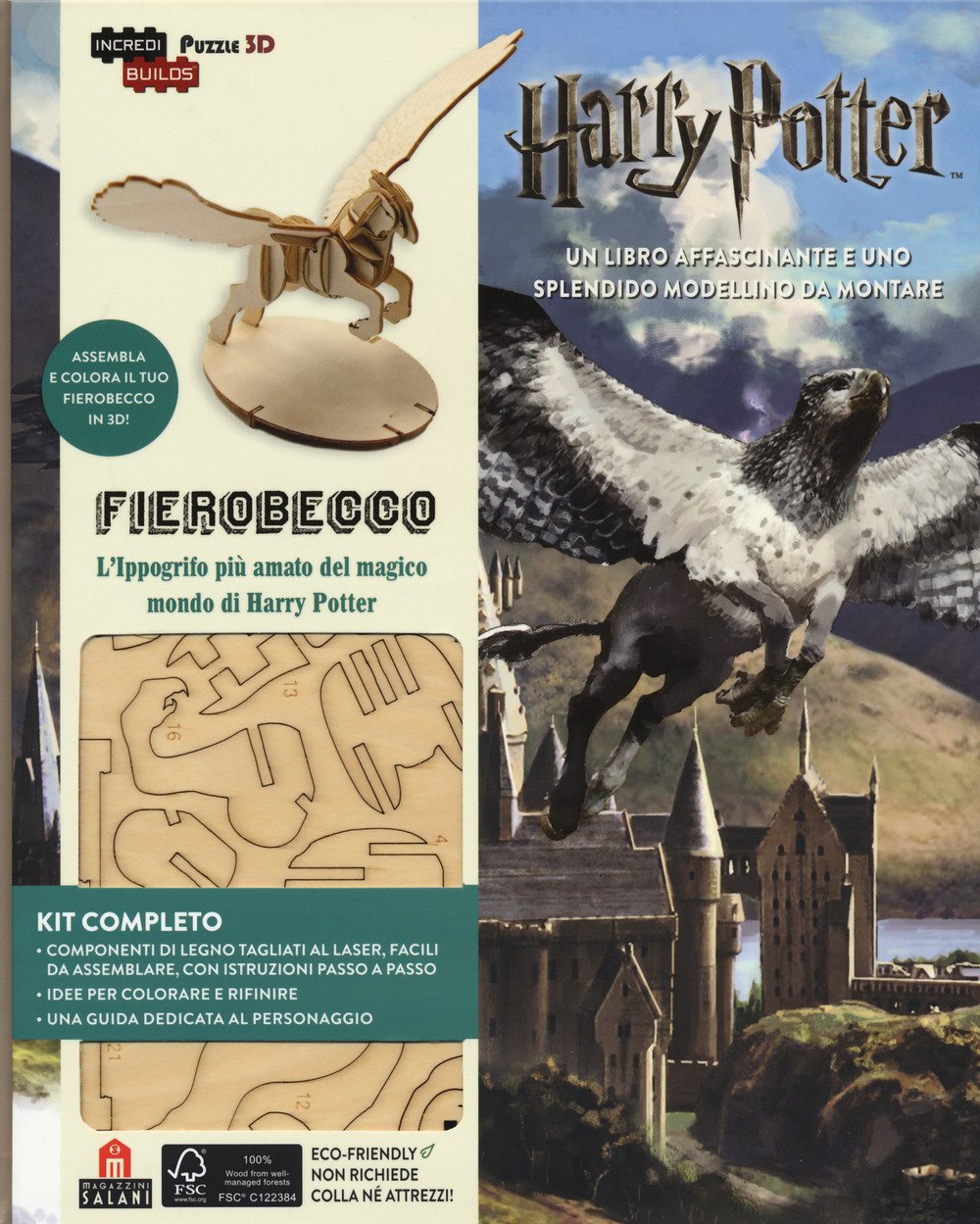Fierobecco. Harry Potter. Incredibuilds puzzle 3D da J. K. Rowling. Ediz. a colori. Con gadget book