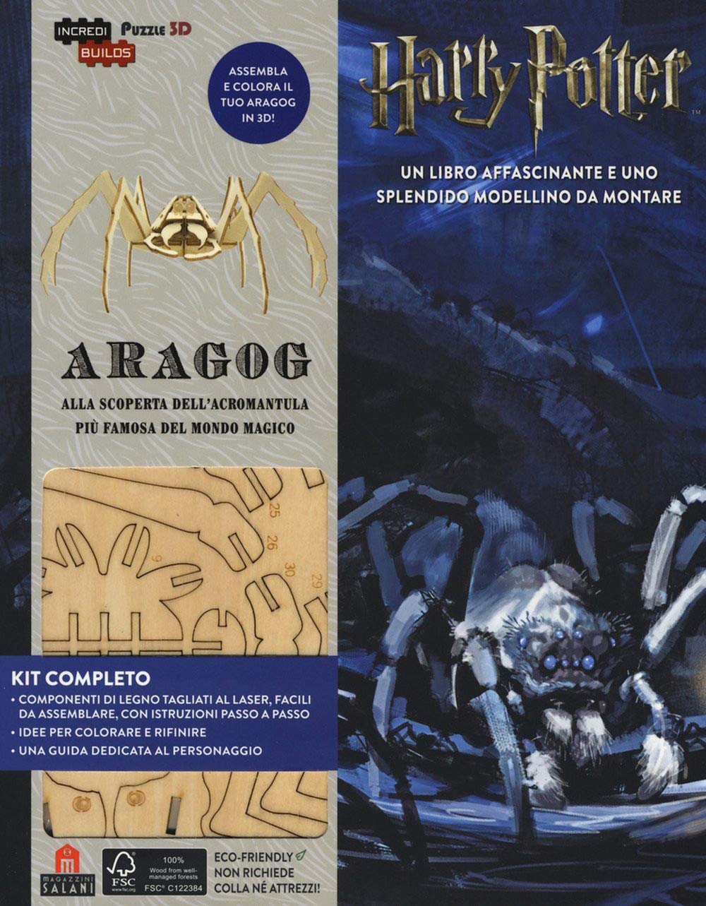 Aragog. Harry Potter. Incredibuilds puzzle 3D da J. K. Rowling. Nuova ediz. Con gadget book