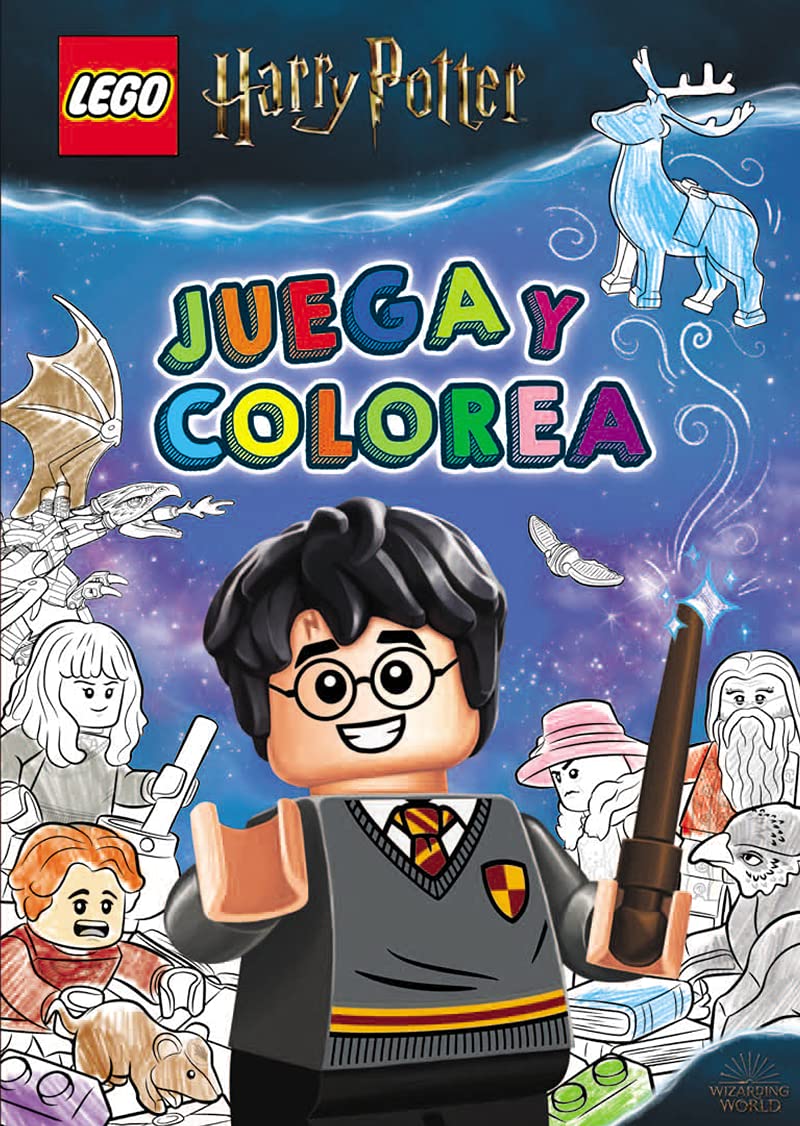 HARRY POTTER LEGO®. JUEGA Y COLOREA book