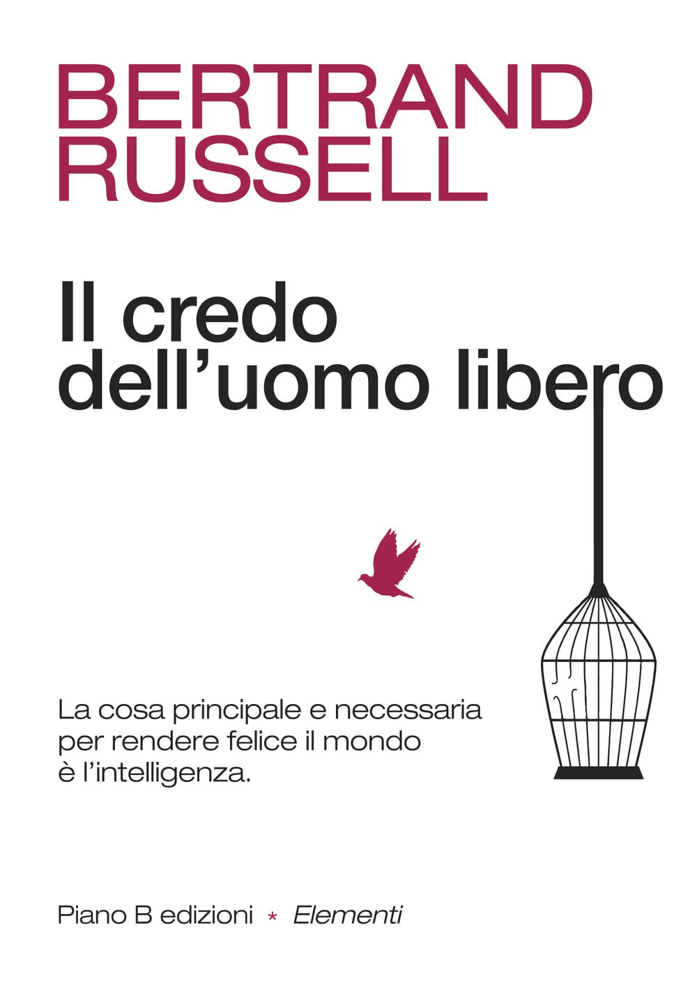Il credo dell'uomo libero. La cosa principale e necessaria per rendere felice il mondo è l'intelligenza Philosophy