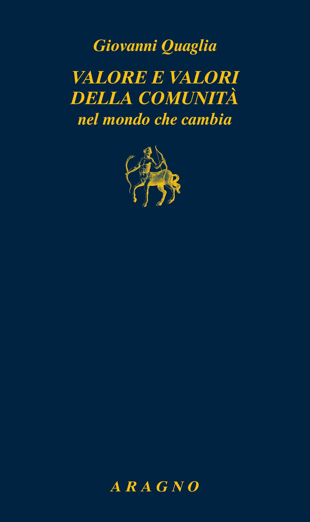 Valore e valori della comunità nel mondo che cambia book